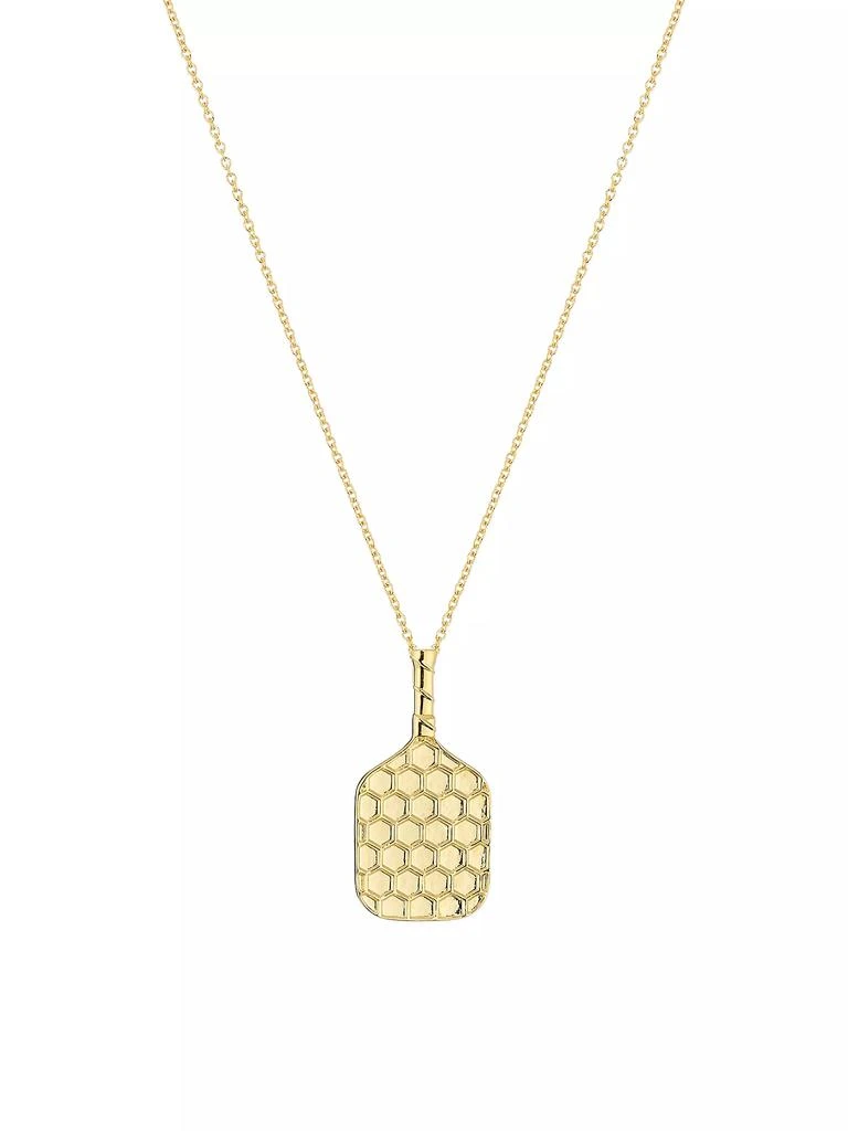 商品Roberto Coin|Pickleball Racket 18K Yellow Gold Necklace,价格¥7869,第1张图片