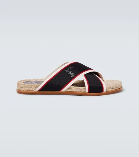 商品Christian Louboutin|Hot Cross凉拖鞋,价格¥5372,第1张图片