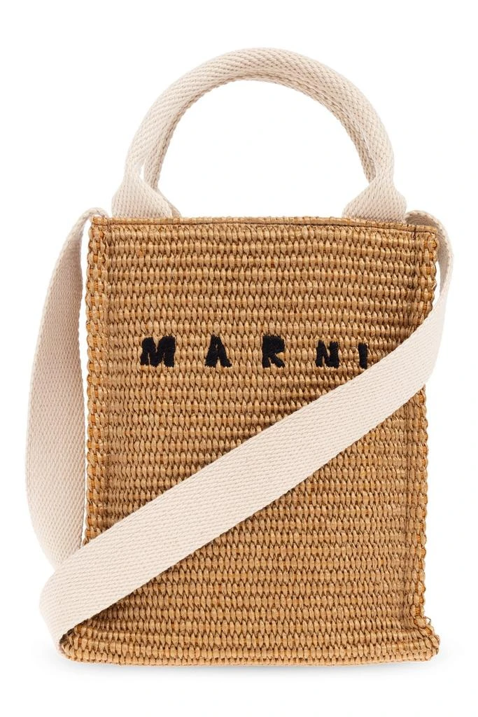 商品Marni|Marni Logo Embroidered Shoulder Bag,价格¥2940,第1张图片