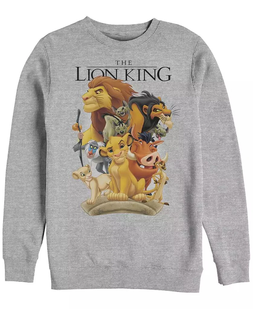 商品Disney|Disney Men's Lion King Pride Land Characters, Crewneck Fleece,价格¥337,第1张图片