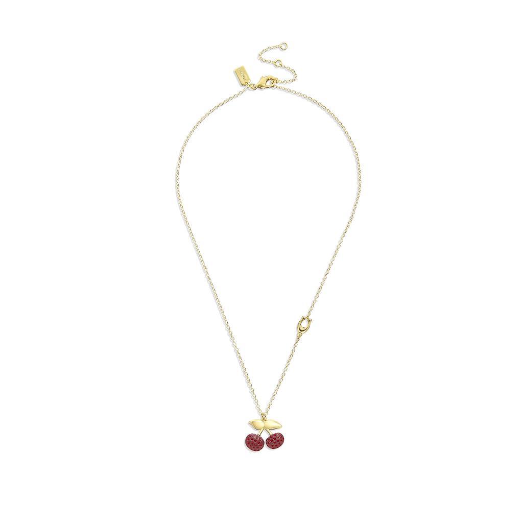 商品Coach|Cherry Pendant Necklace,价格¥680,第4张图片详细描述