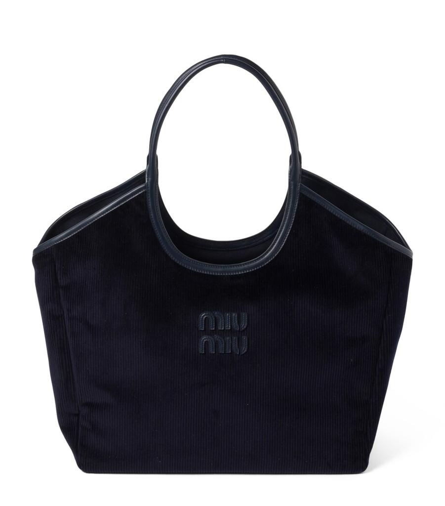Miu Miu Miu Miu Large Corduroy Ivy Tote Bag - Tote Bags - BeyondStyle