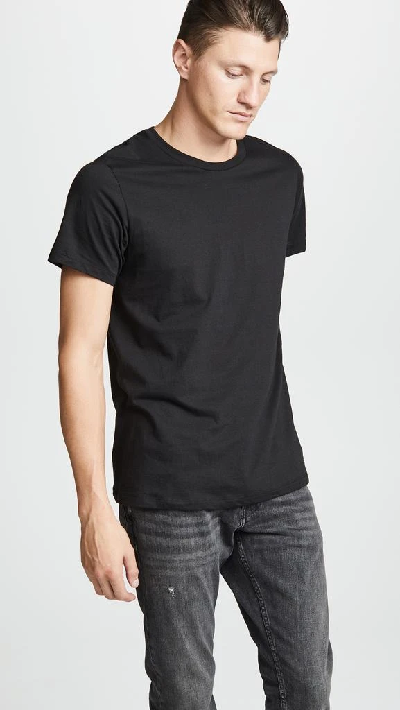 商品Calvin Klein|Cotton Stretch Classic Fit 3-Pack Crewneck T-Shirt,价格¥339,第2张图片详细描述