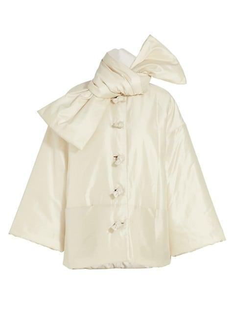 商品Totême|Padded Scarf-Collar Jacket,价格¥2845,第1张图片