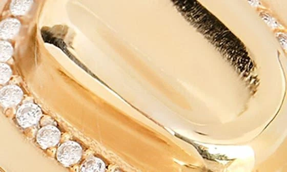 商品Gabi Rielle|14K Gold Plated Sterling Silver CZ Cowboy Hat Pendant Necklace,价格¥456,第2张图片详细描述