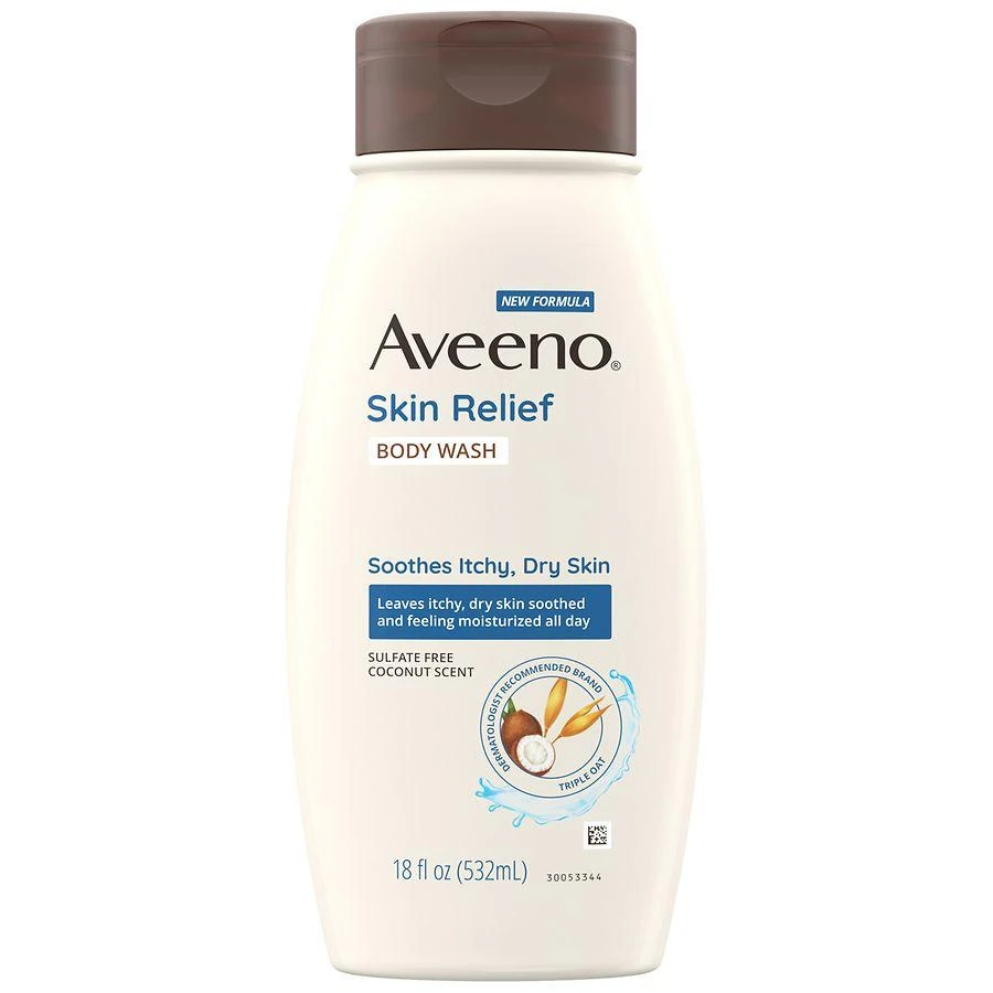 商品Aveeno|Skin Relief Oat Body Wash Coconut,价格¥80,第1张图片