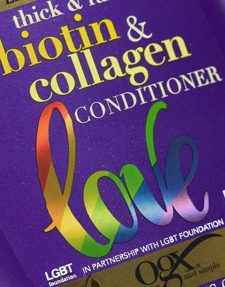 商品OGX|OGX Thick & Full+ Biotin & Collagen Conditioner 385ml,价格¥70,第3张图片详细描述