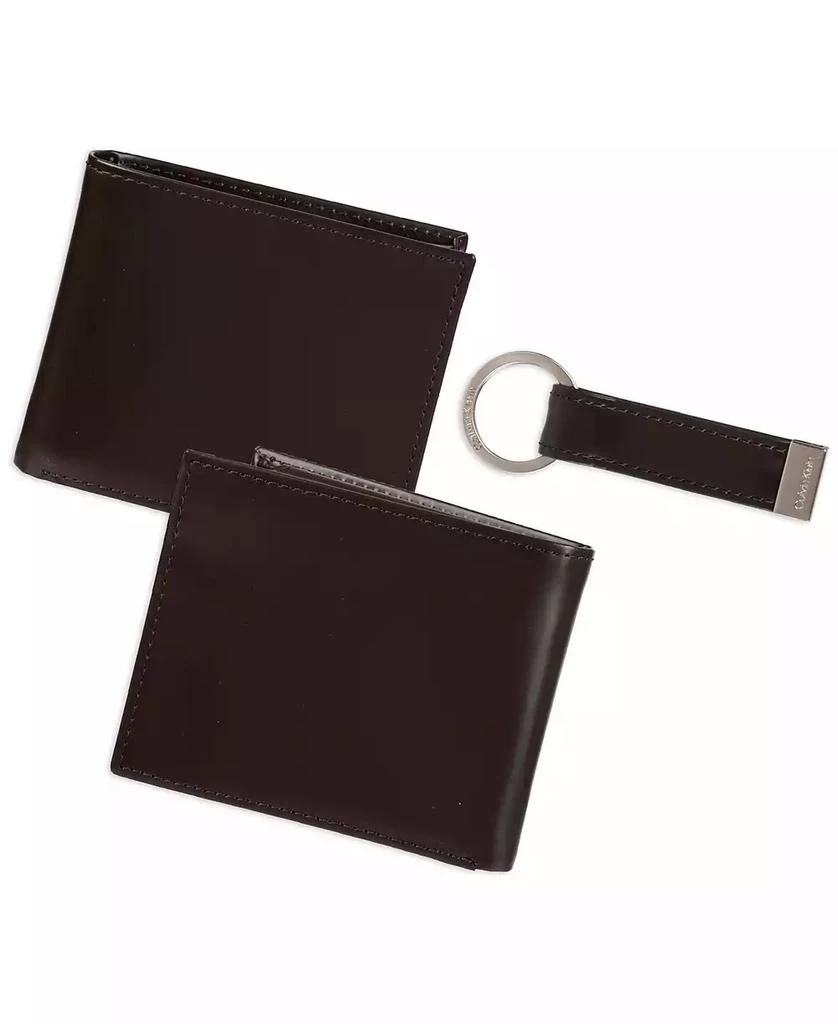 商品Calvin Klein|Men's RFID Passcase Wallet & Key Fob Set,价格¥262,第3张图片详细描述