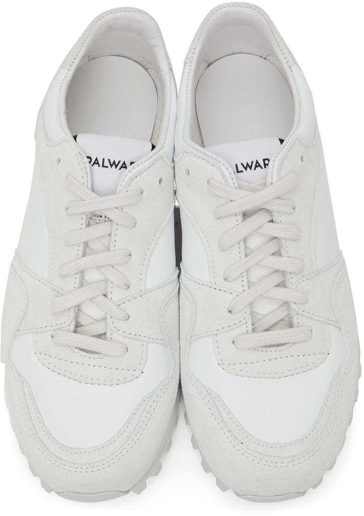 White Marathon Trail Low Nappa Sneakers商品第5张图片规格展示