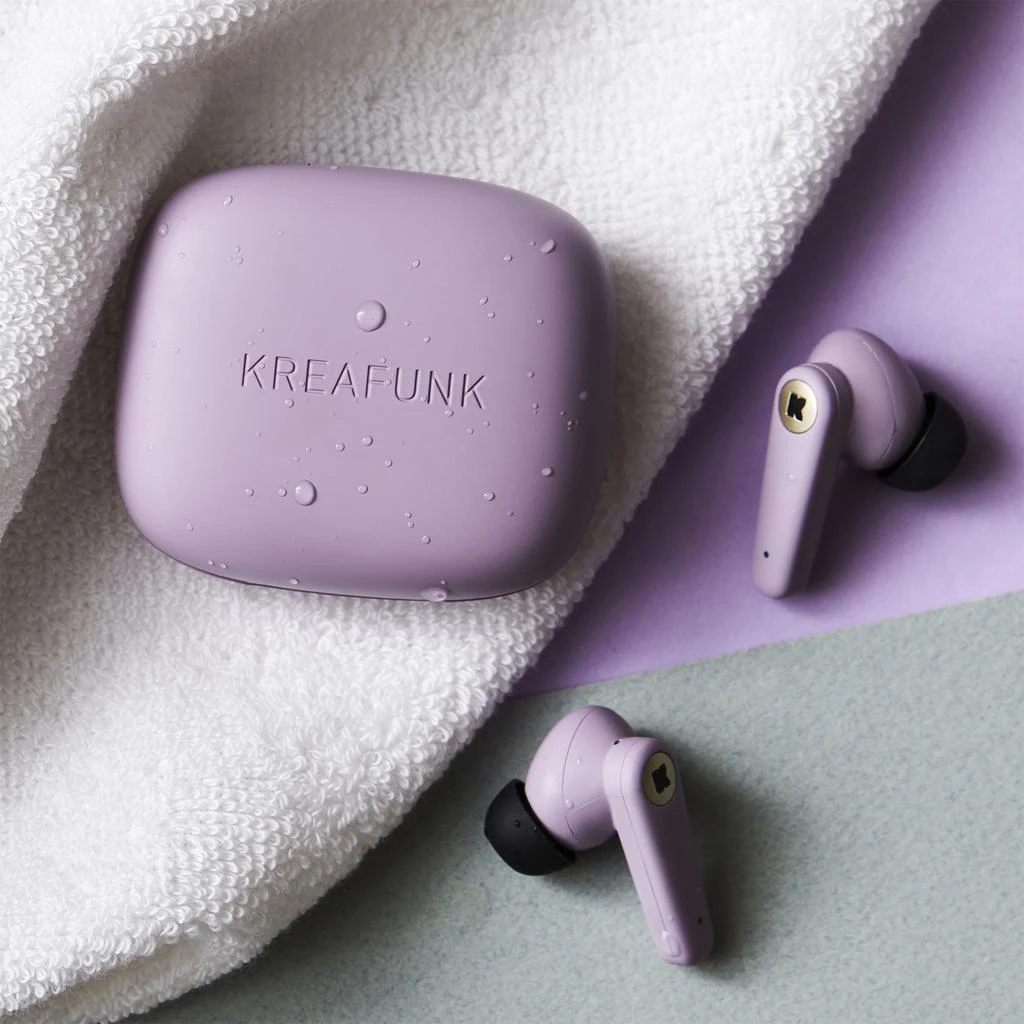 商品Kreafunk|Kreafunk aSense Bluetooth In Earphones - Calm Purple,价格¥349,第5张图片详细描述