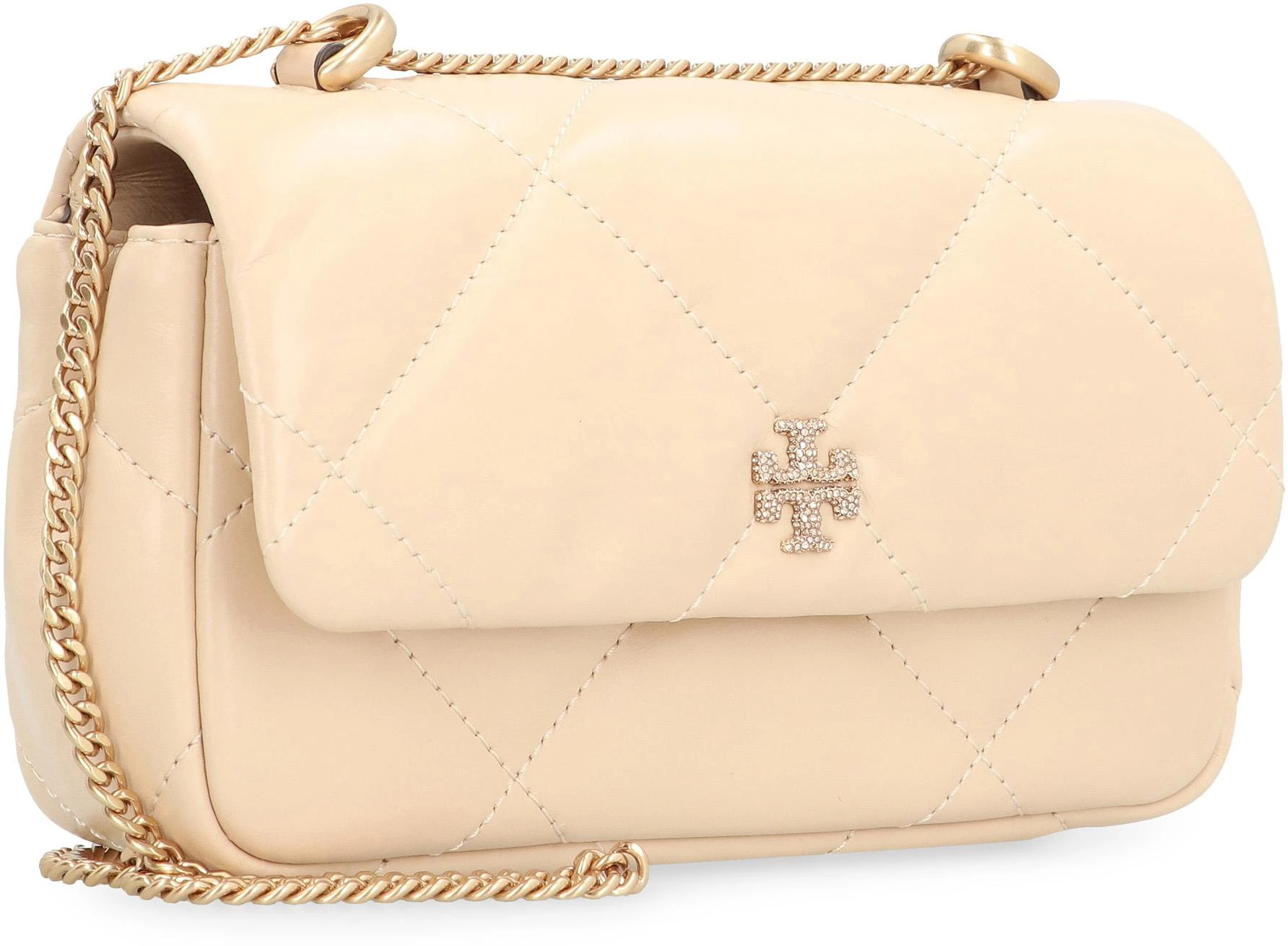 商品【商品预售7天】 Tory Burch|Tory Burch 女士单肩包 161913 浅棕色,价格¥3818,第4张图片详细描述
