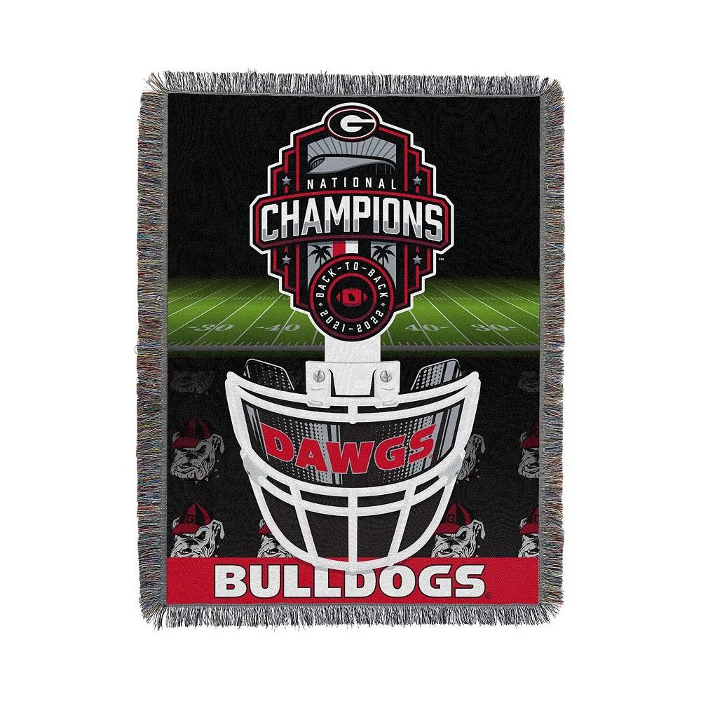 商品Northwest Company|The Georgia Bulldogs College Football Playoff 2022 National Champions 48'' x 60'' Tapestry Throw,价格¥336,第1张图片