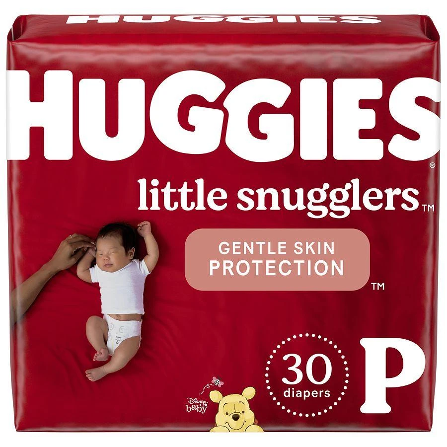 商品Huggies Little Snugglers|Baby Diapers Preemie,价格¥79,第1张图片