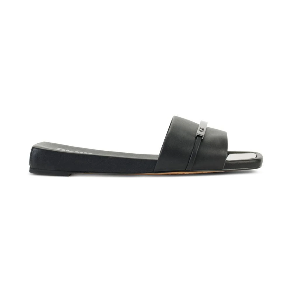 商品DKNY|Women's Alaina Slip-On Hardware Slide Sandals,价格¥1026,第2张图片详细描述