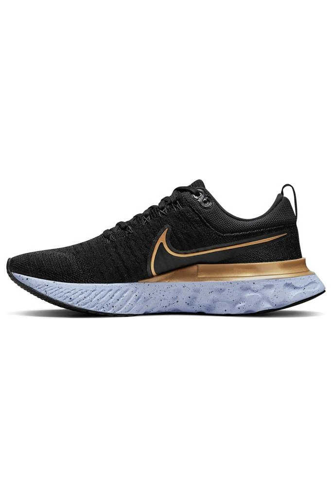 商品NIKE|React Infinity Run Flyknit 2 Shoes - Black/Ghost/Dark Smoke Grey/Metallic Gold | Women's,价格¥1053,第2张图片详细描述