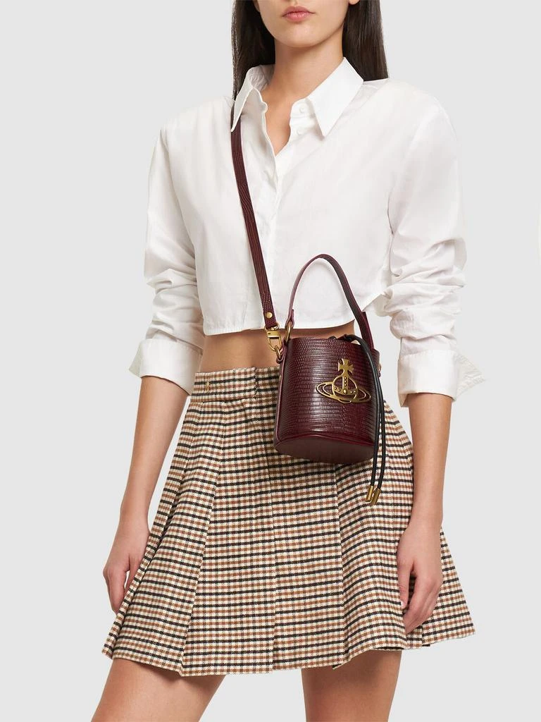 商品Vivienne Westwood|Daisy Leather Bucket Bag,价格¥4361,第1张图片