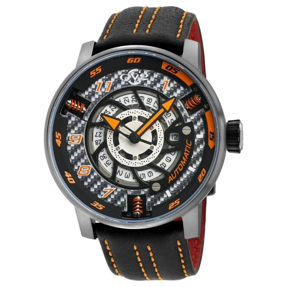商品Gevril|GV2 by Gevril Motorcycle Men's Automatic Watch,价格¥6002,第1张图片