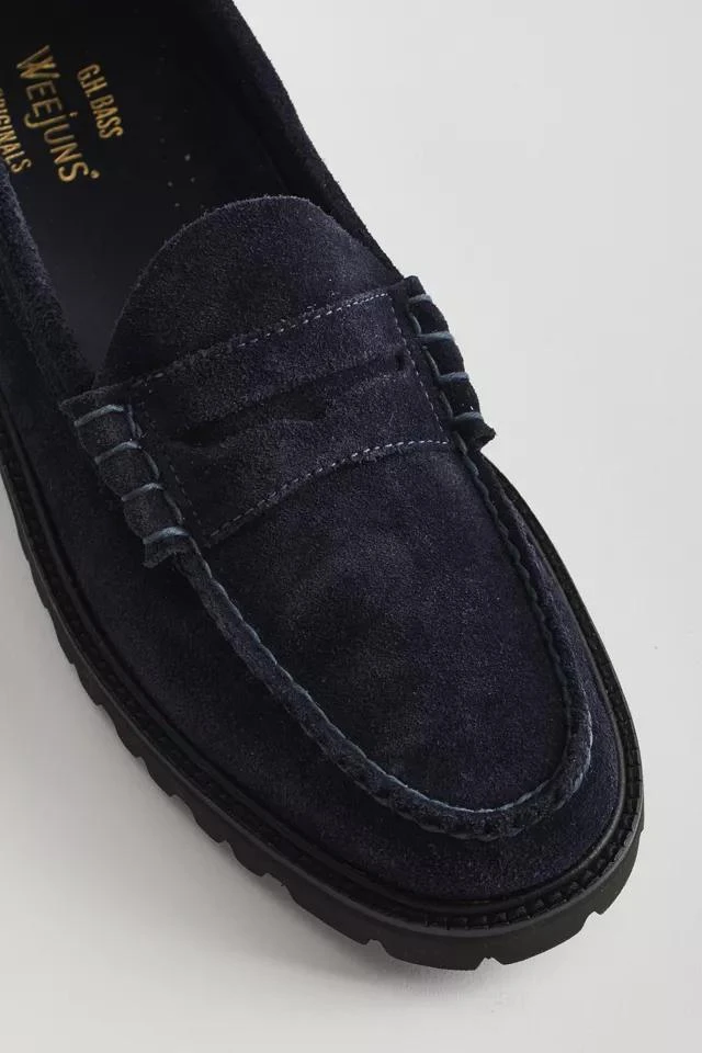 商品G.H. Bass|G.H. Bass Larson Suede Lug Loafer,价格¥606,第2张图片详细描述