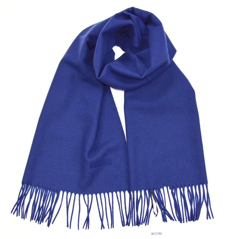 Moschino莫斯奇诺  长条围巾 - 蓝色商品第1张图片规格展示