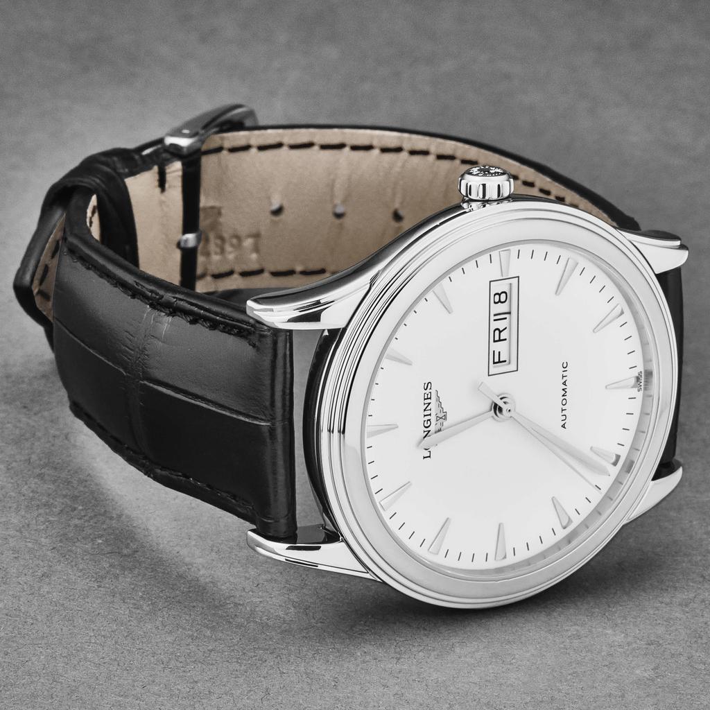 商品Longines|Longines Flagship Automatic White Dial Mens Watch L48994122,价格¥7299,第4张图片详细描述