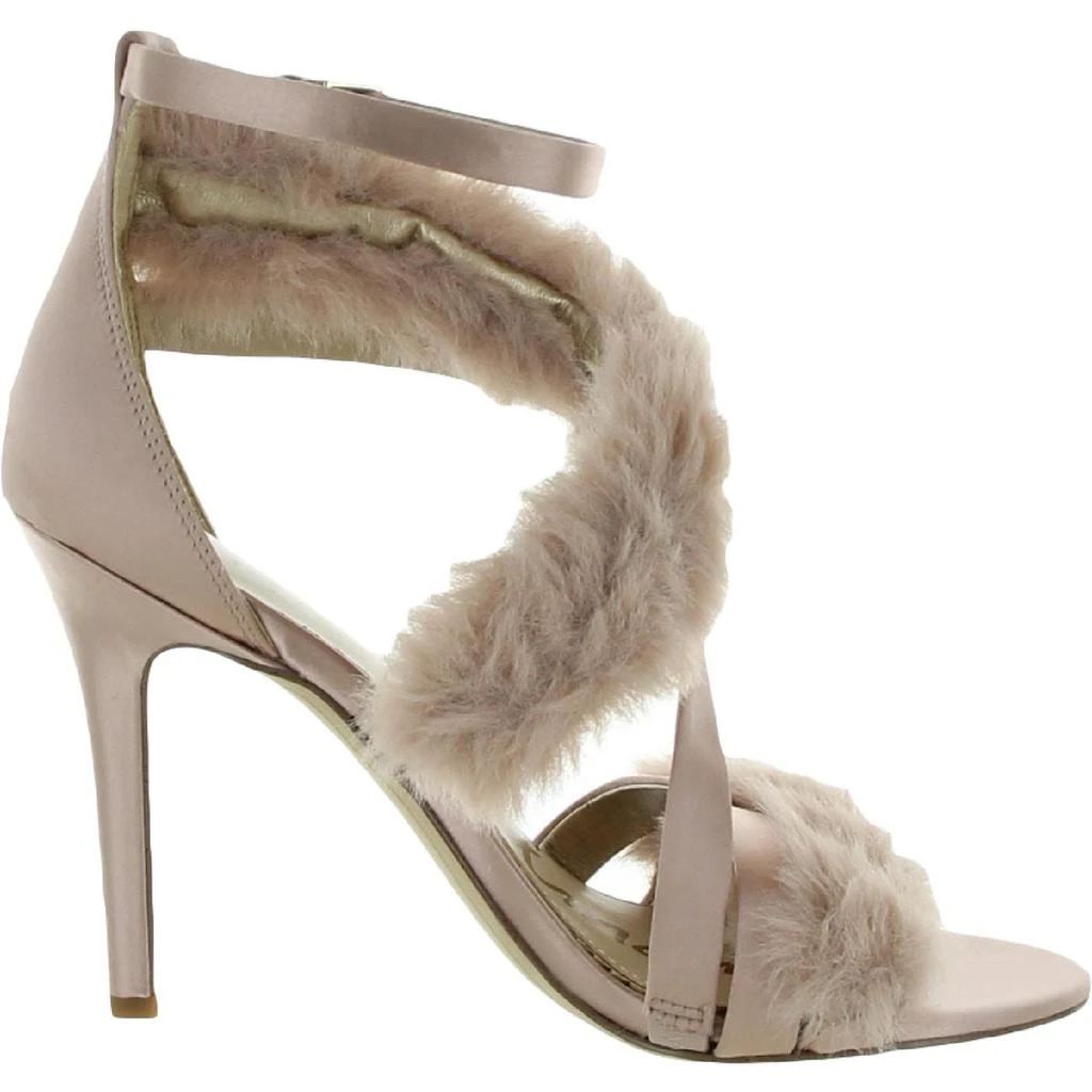Sam Edelman Womens Satin Ankle Strap Evening Sandals 商品