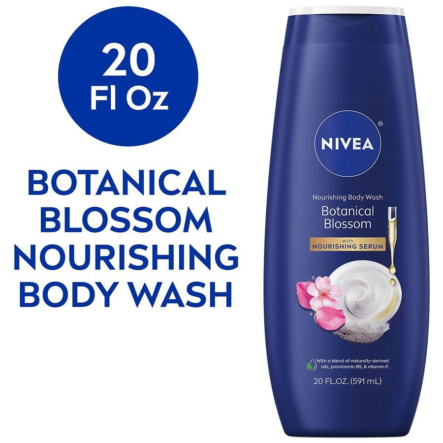商品Nivea|Nourishing Body Wash with Nourishing Serum Botanical Blossom,价格¥52,第3张图片详细描述