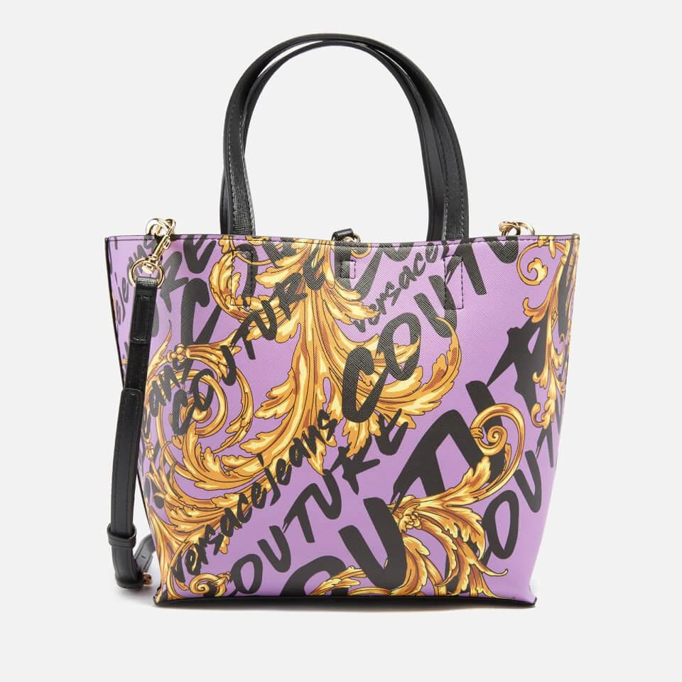 商品Versace|Versace Jeans Couture Small Reversible Faux Leather Tote Bag,价格¥911,第4张图片详细描述