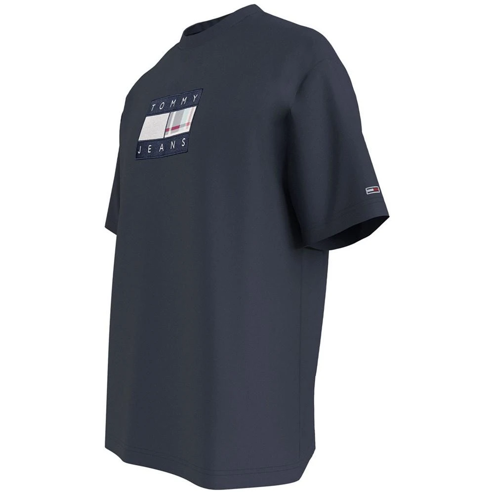 商品Tommy Hilfiger|Tommy Hilfiger Men's Skater Tartan Flag T-Shirt,价格¥141,第3张图片详细描述