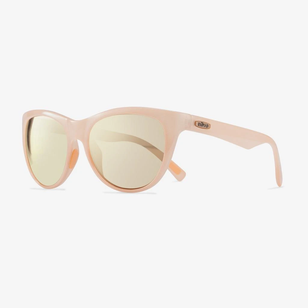 商品Revo|Revo Barclay Women's Blush & Champagne Cat Eye 54 mm Sunglasses RE103710CH,价格¥569,第3张图片详细描述
