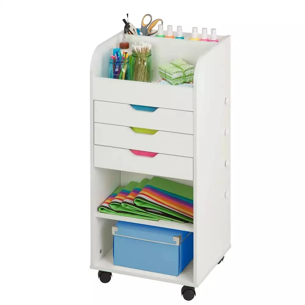 商品Honey Can Do|Rolling Craft Cart with Drawers,价格¥1523,第1张图片
