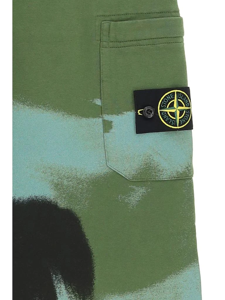 商品Stone Island|Stone Island Logo Patch Elastic Waist Jogging Pants,价格¥2128,第3张图片详细描述