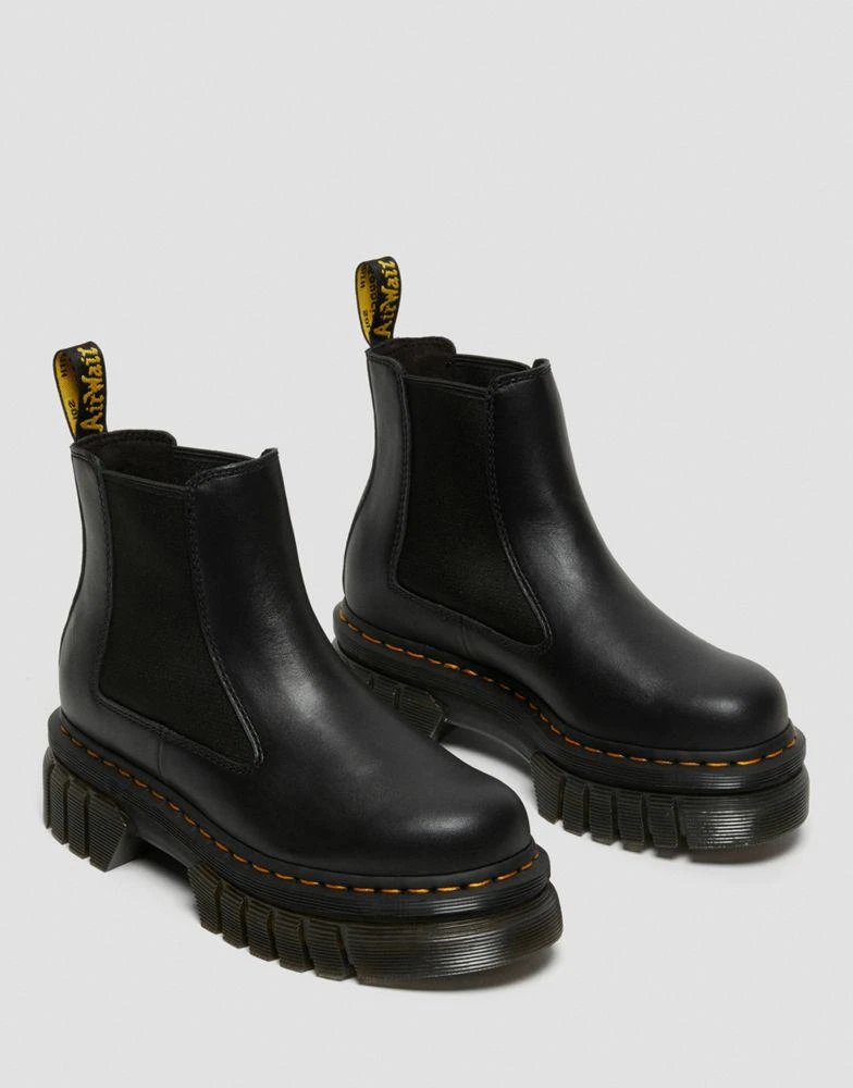 商品Dr. Martens|Dr Martens Audrick Chelsea chunky flat chelsea boot in black,价格¥1684,第1张图片