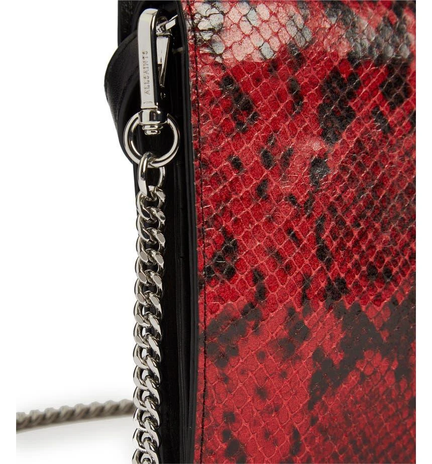 商品ALL SAINTS|Claremont Snake Embossed Crossbody Bag,价格¥595,第5张图片详细描述