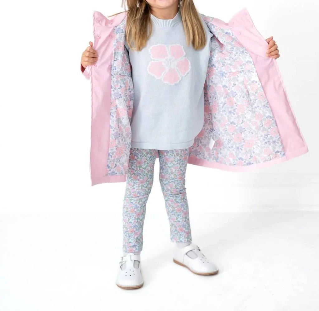 商品Lullaby Set|Girls Rainy Day Raincoat In Pink,价格¥427,第1张图片