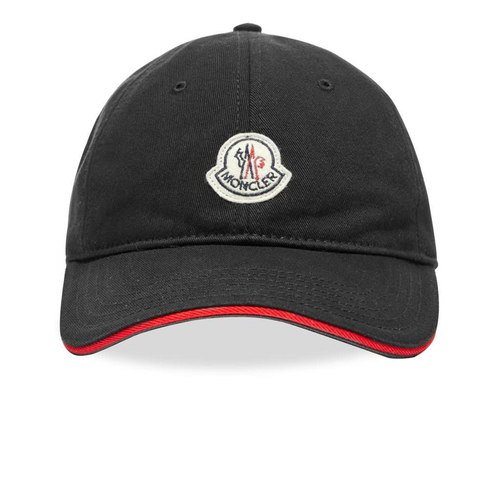 Moncler Logo Baseball Black Cap商品第1张图片规格展示