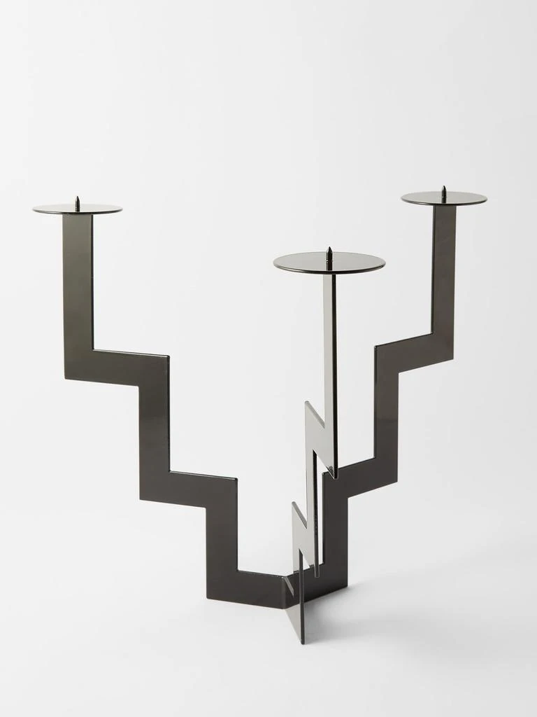 商品Jermaine Gallacher|Zigzag steel candelabra,价格¥2405,第5张图片详细描述