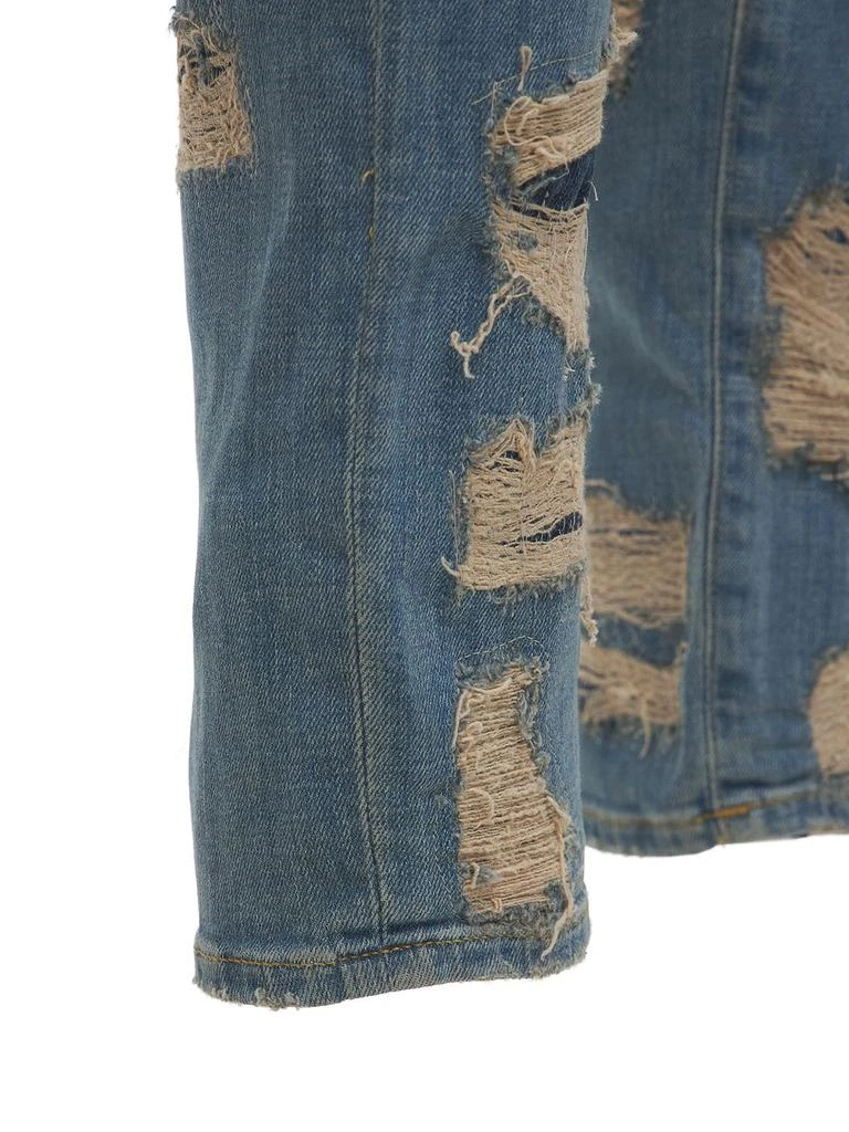 商品Represent|Shredded Skinny Fit Denim Jeans,价格¥1009,第5张图片详细描述