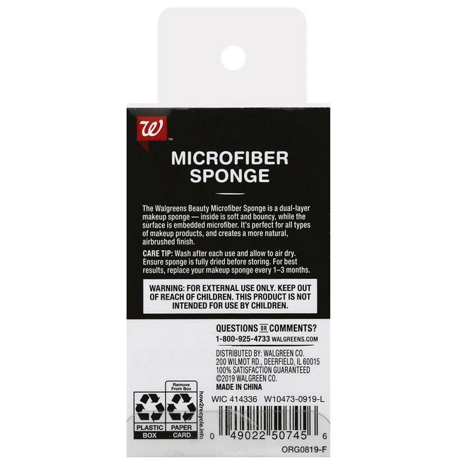 商品Walgreens|Microfiber Sponge,价格¥39,第2张图片详细描述