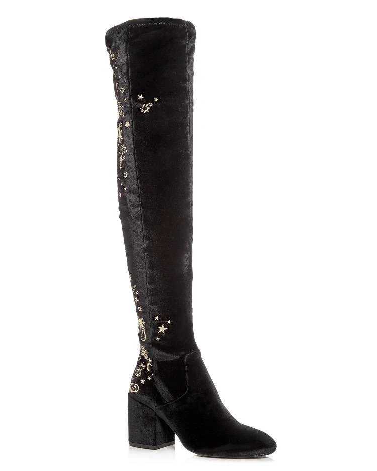 商品Ash|Women's Eros Embellished Velvet Over-the-Knee Boots,价格¥1802,第1张图片