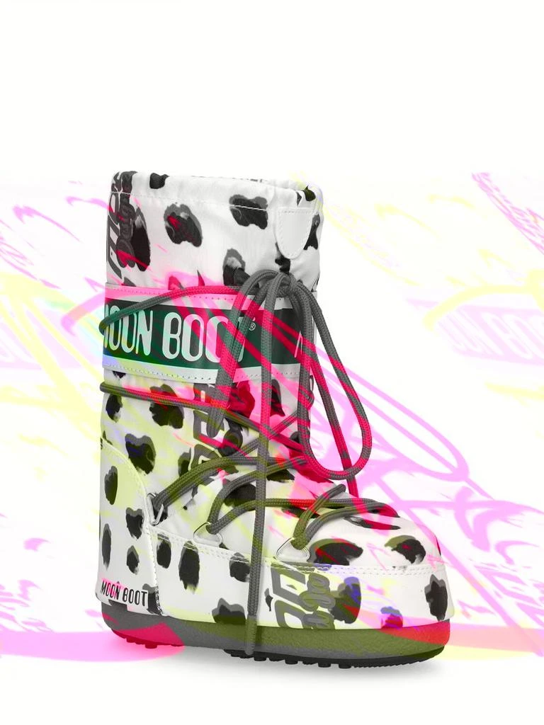 商品Moon Boot|Icon Tall Dalmatian Nylon Snow Boots,价格¥1525,第1张图片