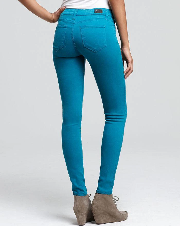 商品Paige|Denim Jeans - Verdugo Legging in Teal,价格¥803,第3张图片详细描述