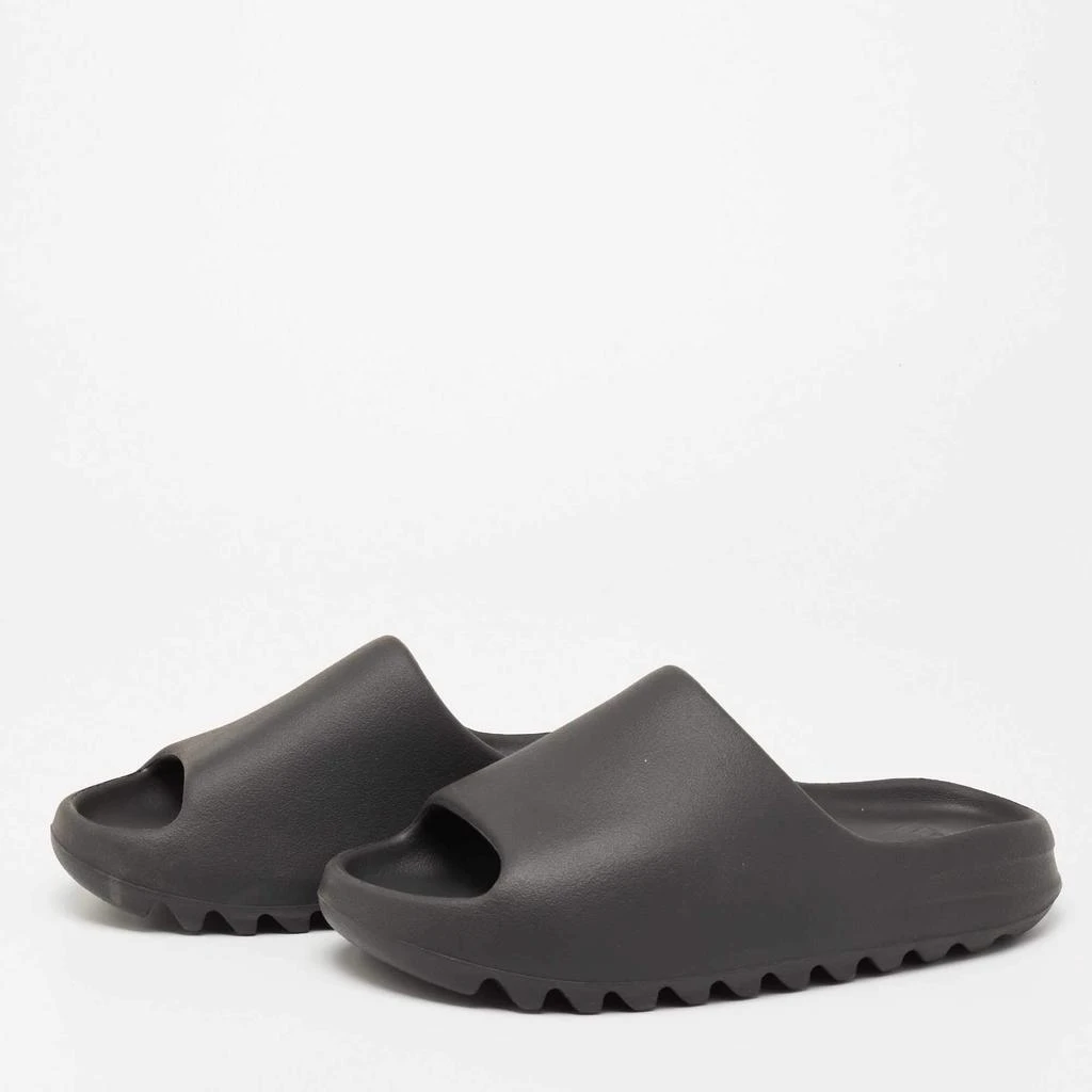 商品YEEZY|Yeezy x Adidas Black Rubber 'Onyx' Slide Sandals Size 43,价格¥3109,第2张图片详细描述