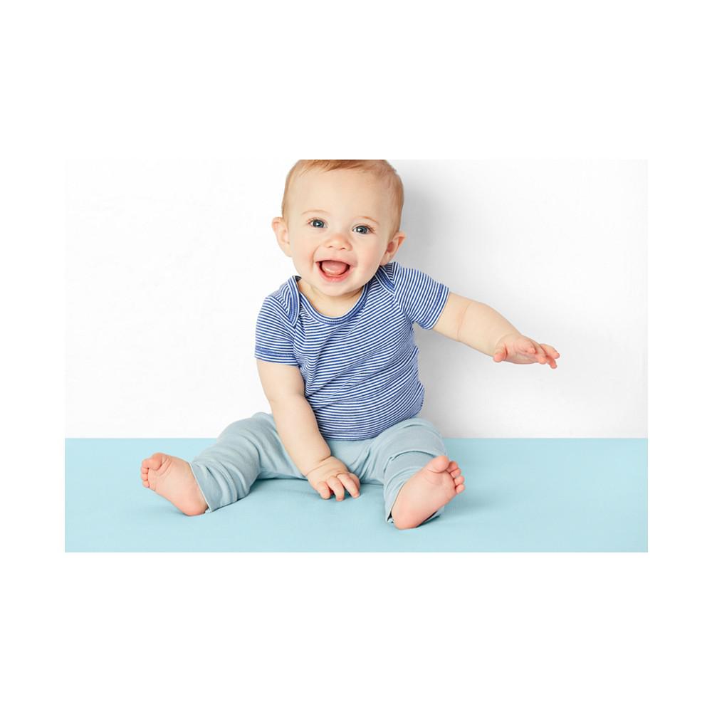 Baby Boys 2-Pk. Cotton Striped & Sold Pants商品第2张图片规格展示