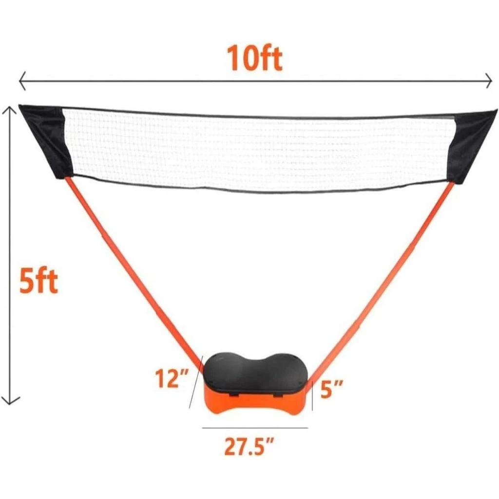 商品Simplie Fun|Portable Badminton Net Set Storage Box Base,价格¥1664,第4张图片详细描述