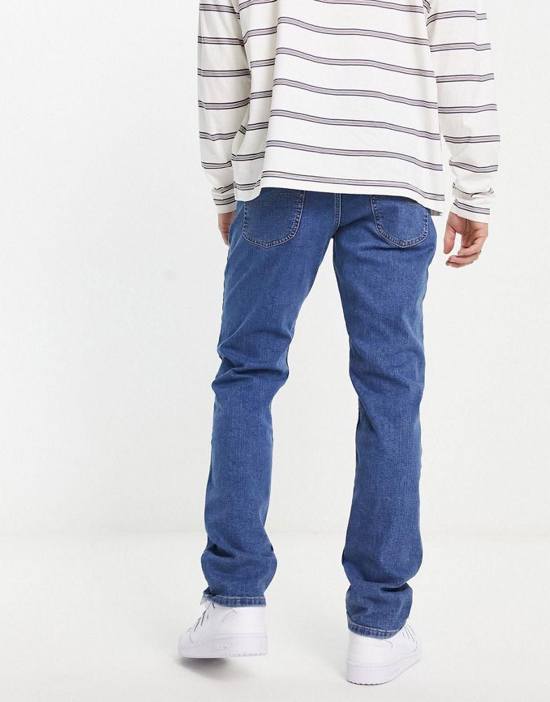 Lee Brooklyn regular fit jean in mid blue商品第4张图片规格展示