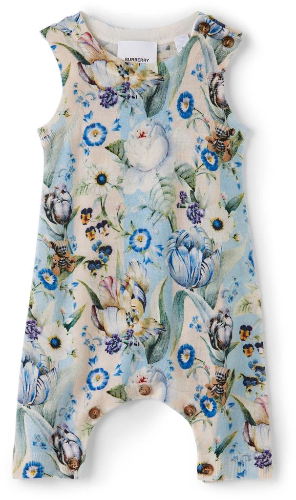 商品Burberry|多色 Floral Print 婴儿开衫 & 连体衣套装,价格¥4965,第4张图片详细描述
