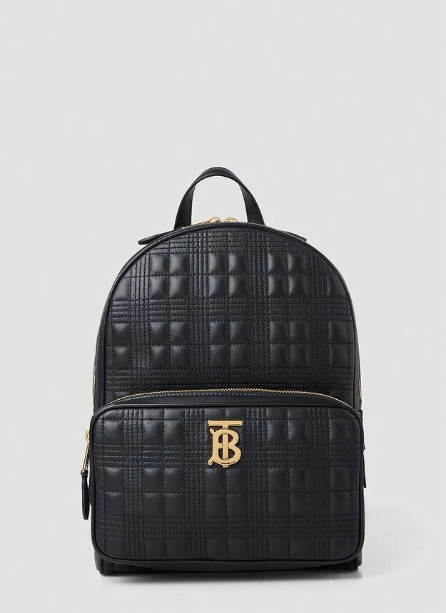 商品Burberry|Quilted TB Monogram Backpack in Black,价格¥15233,第1张图片