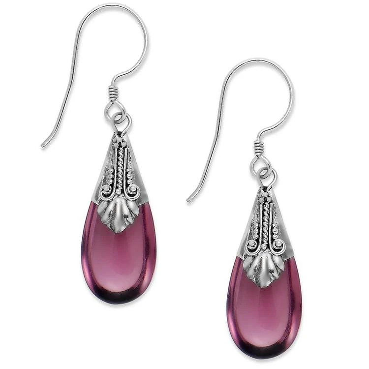 商品Jody Coyote|Sterling Silver Purple Stone Drop Earrings,价格¥188,第1张图片