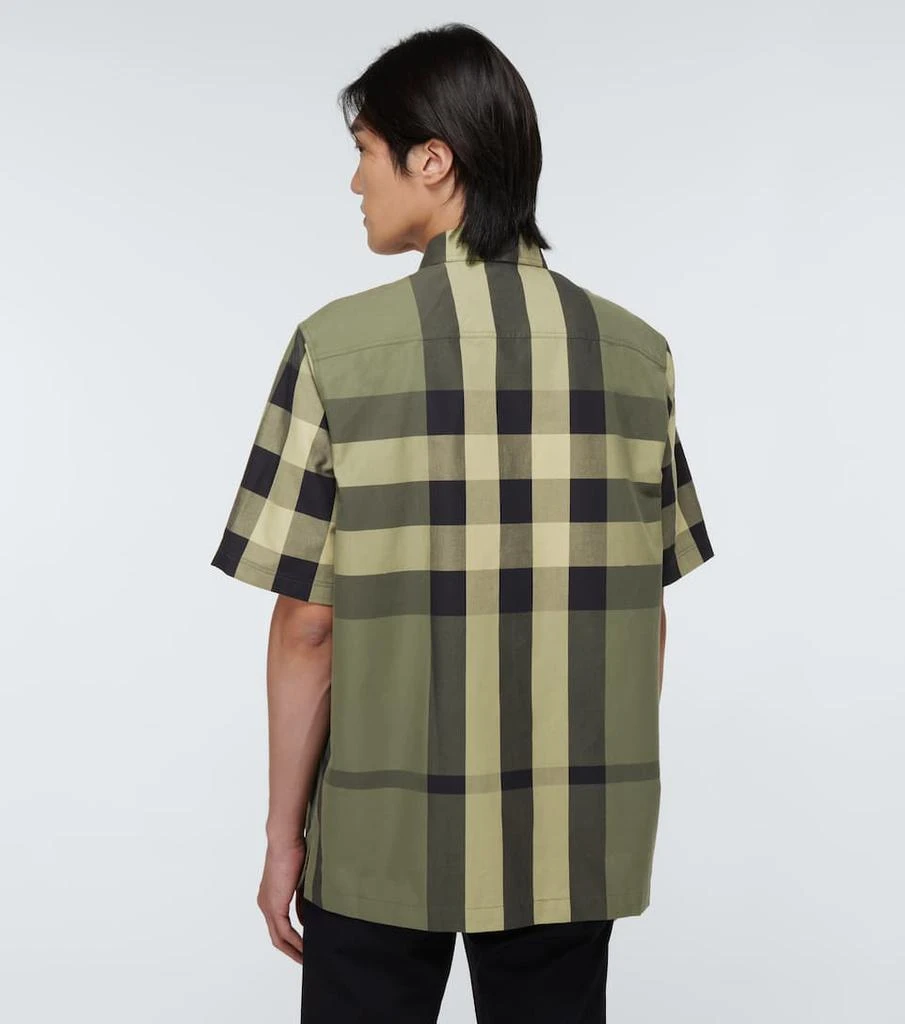 商品Burberry|格纹棉质短袖衬衫,价格¥8217,第4张图片详细描述