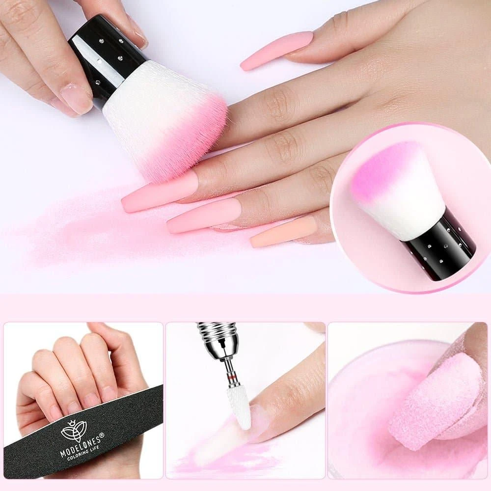 Versatile Portable Short Handle Dust Nail Brush 商品